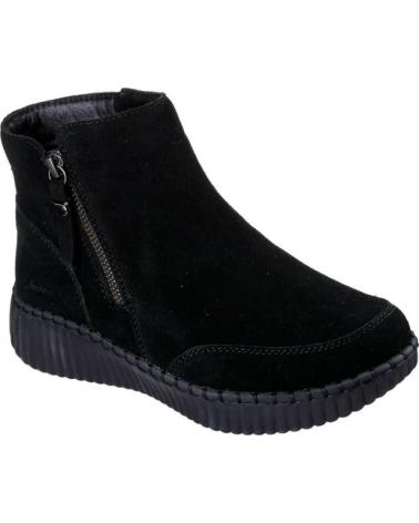 BOTINES PLANOS SKECHERS WILSHIRE BLVD - WEEKEND CRUSH MUJER NEGRO NEGRO