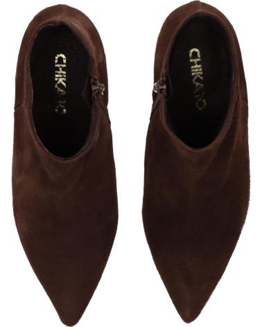 BOTAS CHIKA10 ST UMBRIA 01 ANTE TACÓN BAJO MARRON-BROWN