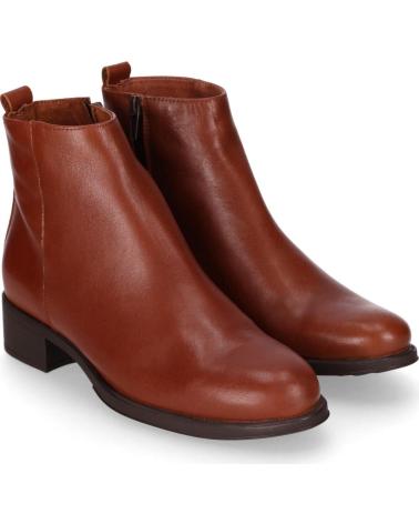 BOTAS CHIKA10 ST BRUMA 01 CUERO PLANAS CUERO-TAN