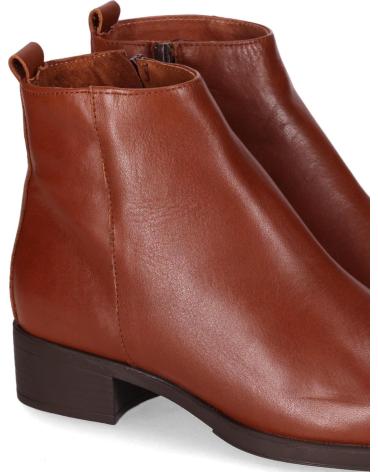 BOTAS CHIKA10 ST BRUMA 01 CUERO PLANAS CUERO-TAN