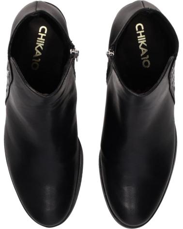 BOTAS CHIKA10 TERRACOTA MUJER NEGRO NEGRO-BLACK