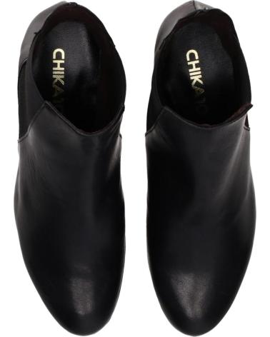 BOTAS DE CANO CURTO CHIKA10 NEBULA DE SALTO ALTO FEMININAS, PRETO NEGRO-BLACK