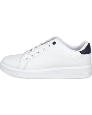 ZAPATILLAS CASUAL L&R SHOES FC-60 HOMBRE BLANCO NEGRO