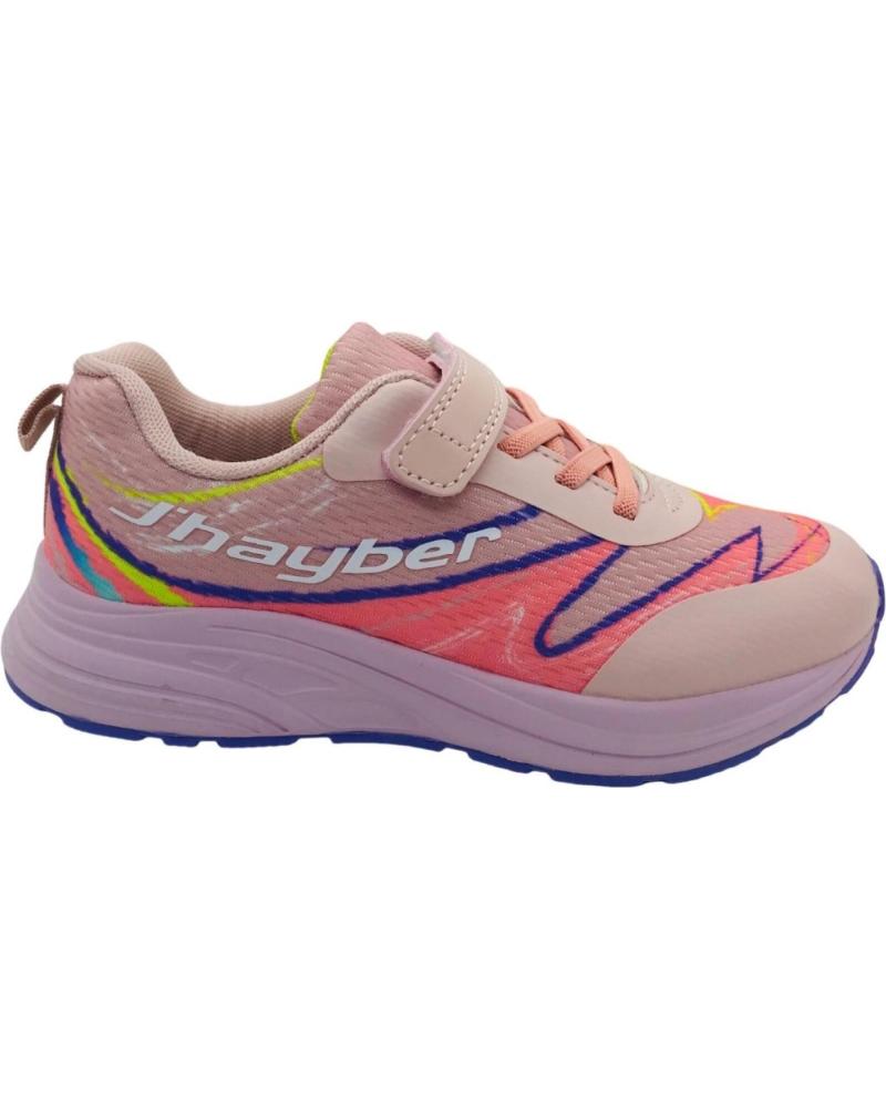 ZAPATILLA DEPORTIVA JHAYBER RIPERA NIÑA ROSA ROSA
