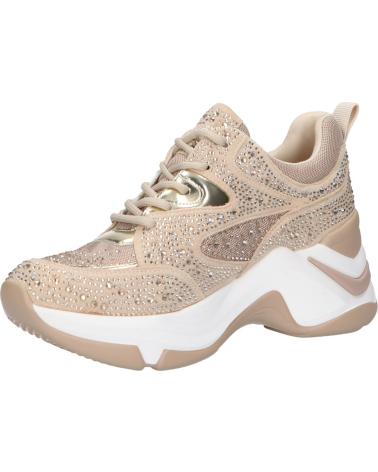 ZAPATILLAS MUJER EXE 106-52EX21 BEIGE CON STRASS STRASS BEIGE