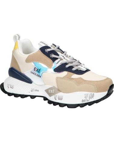 ZAPATILLAS EXE 19V03-1 PU MUJER BEIGE AZUL PU BEIGE BLUE