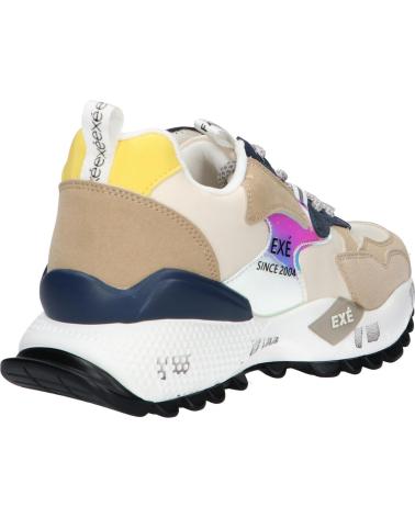 ZAPATILLAS EXE 19V03-1 PU MUJER BEIGE AZUL PU BEIGE BLUE