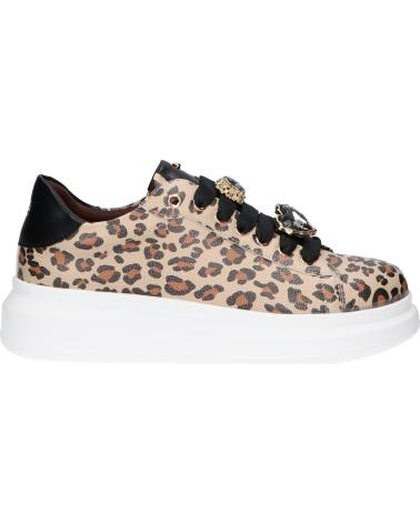 ZAPATILLAS MUJER EXE 66-51EX79 LEOPARDO CON JOYA PU LEOPARD