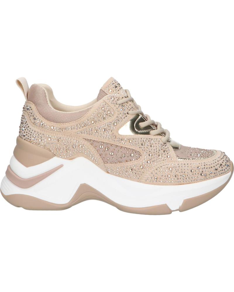 ZAPATILLAS MUJER EXE 106-52EX21 BEIGE CON STRASS STRASS BEIGE