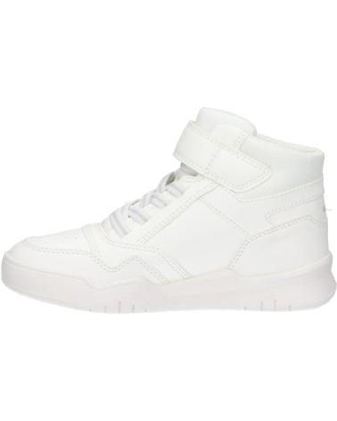 ZAPATILLAS ALTAS GEOX PERTH BOY NIÑA BLANCAS C1000 WHITE