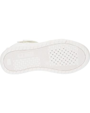 ZAPATILLAS ALTAS GEOX PERTH BOY NIÑA BLANCAS C1000 WHITE
