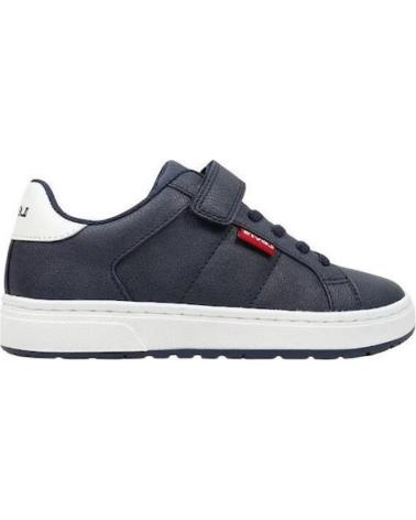 ZAPATILLA LEVI'S PIPER JR AZUL MARINO CON CIERRE DE VELCRO AZUL