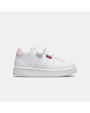 ZAPATILLAS LEVIS AVENUE MINI VAVE0210S 0077 VELCRO NIÑA BLANCO