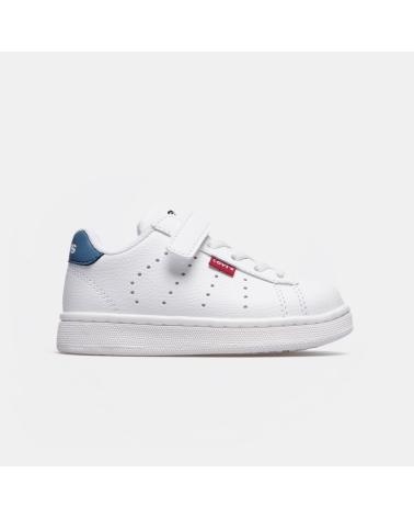 ZAPATILLAS LEVIS AVENUE MINI VAVE0210S 0063 VELCRO NIÑO BLANCO