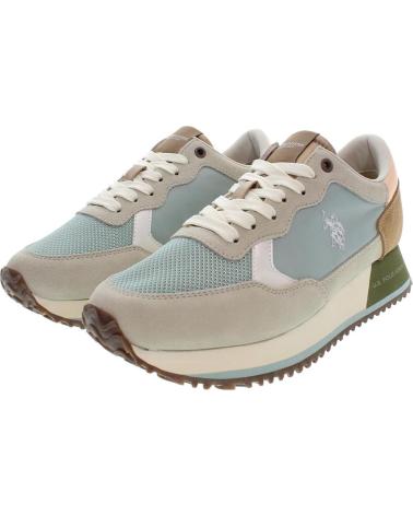 U.S. POLO ASSN. SACHA SACHA002 LBE TAN01 ZAPATILLAS DEPORTIVAS MUJER AZUL