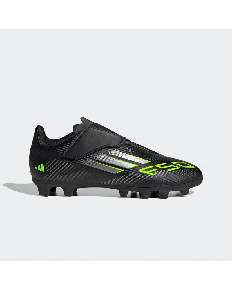 SCARPE DA CALCIO ADIDAS F50 CLUB VEL JI0037 DA UOMO NEGRO