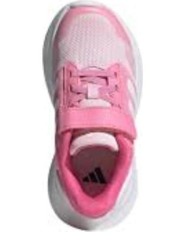 ADIDAS TENSAUR RUN 3.0 EL IE5990: TÊNIS ESPORTIVO INFANTIL FEMININO ROSA