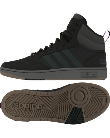 TÊNIS ADIDAS HOOPS 3.0 MID GZ6681 PRETO NEGRO