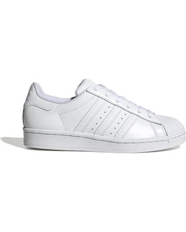 ZAPATILLA ADIDAS SUPERSTAR J EF5399 PARA NIÑOS BLANCO