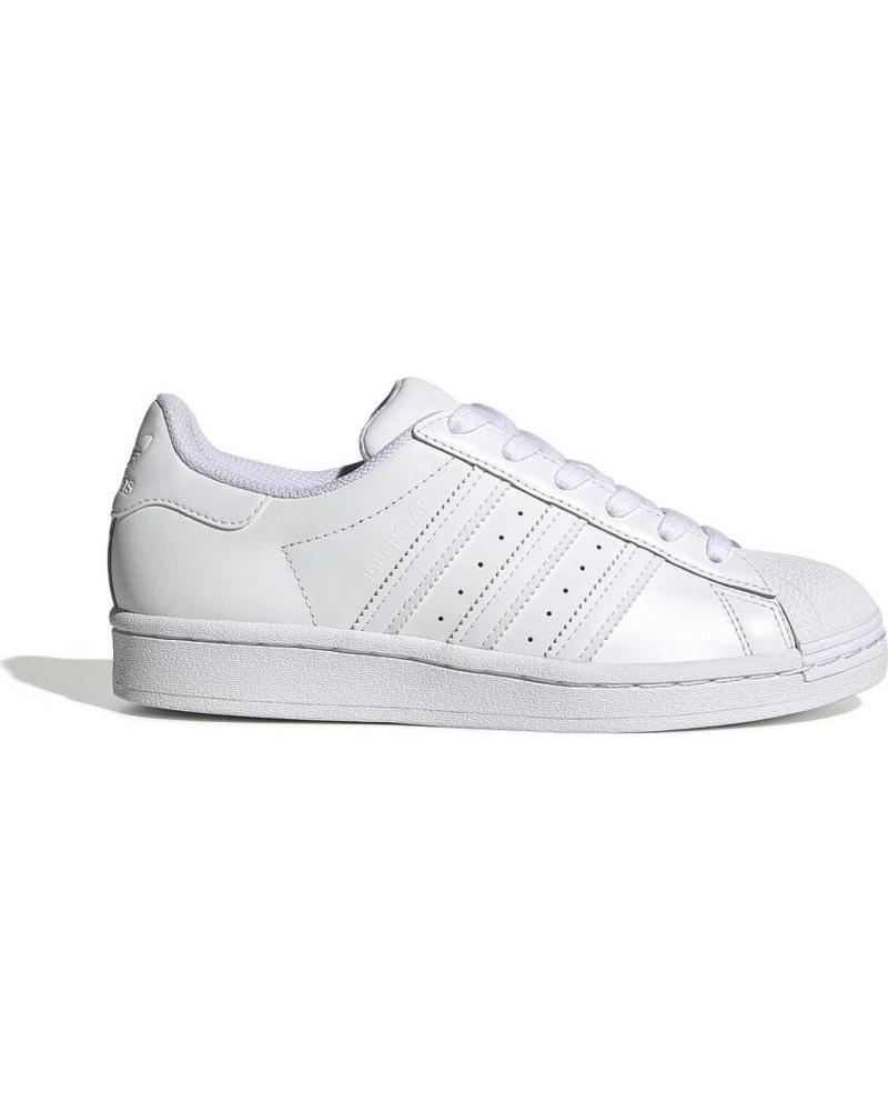 ZAPATILLA ADIDAS SUPERSTAR J EF5399 PARA NIÑOS BLANCO