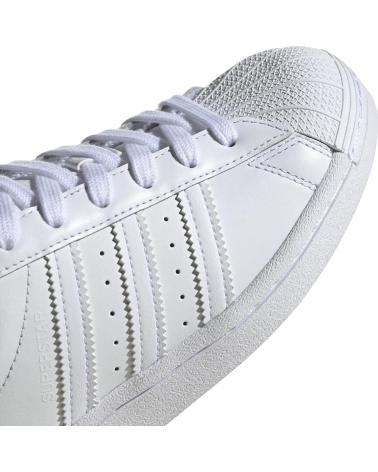 ZAPATILLA ADIDAS SUPERSTAR J EF5399 PARA NIÑOS BLANCO