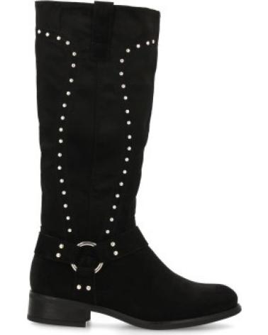 BOTAS ALTAS NEGRAS SPORT3PUNTO0 CON TACHUELAS VARIOS COLORES