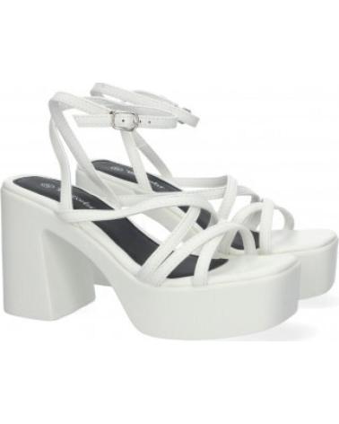 SPORT3PUNTO0 WOMEN'S STRAPPY PLATFORM SANDALS WHITE VARIOS COLORES