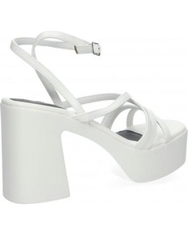 SPORT3PUNTO0 WOMEN'S STRAPPY PLATFORM SANDALS WHITE VARIOS COLORES