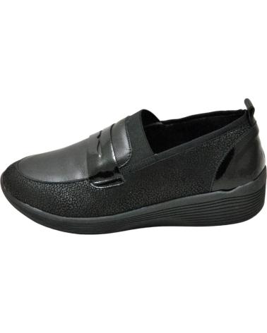 Zapatos de Mujer D`CUTILLAS DOCTOR CUTILLAS - MANOLETINA DE PIEL PLANTILLA EXTRAIBLE NEGRO