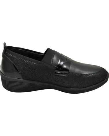 Zapatos de Mujer D`CUTILLAS DOCTOR CUTILLAS - MANOLETINA DE PIEL PLANTILLA EXTRAIBLE NEGRO