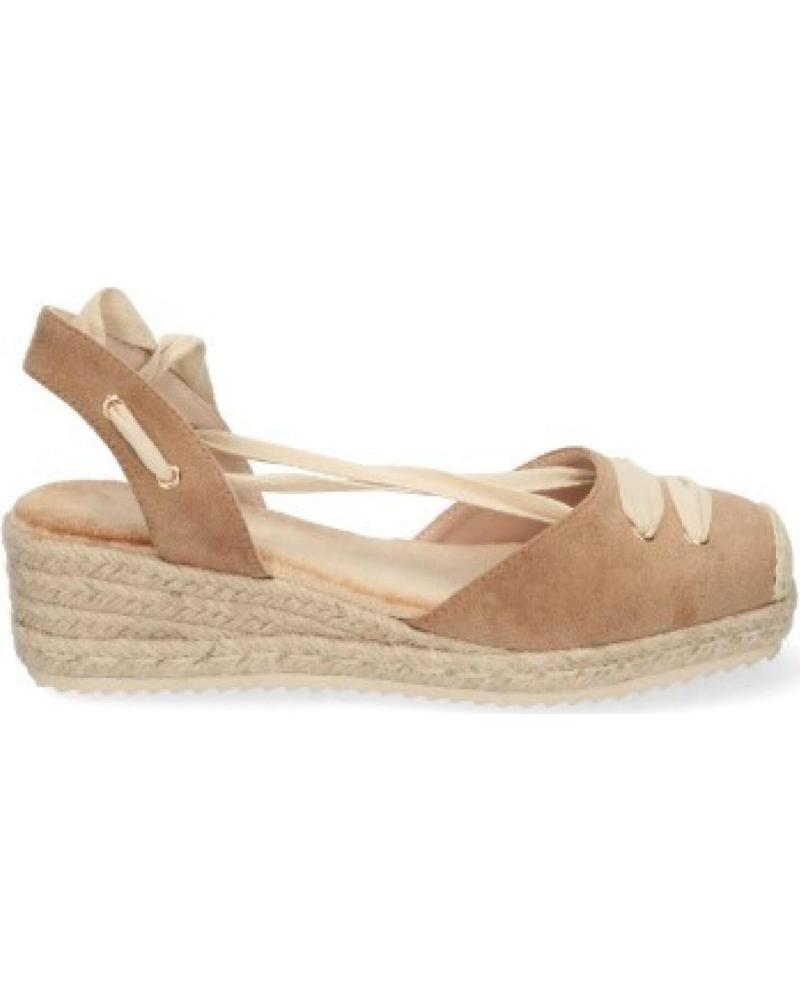 ALPARGATAS PLANAS SPORT3PUNTO0 1CF-1581 CAMEL CON TIRAS CRUZADAS VARIOS COLORES