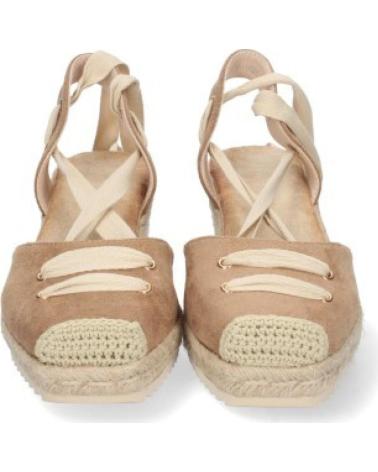 ALPARGATAS PLANAS SPORT3PUNTO0 1CF-1581 CAMEL CON TIRAS CRUZADAS VARIOS COLORES