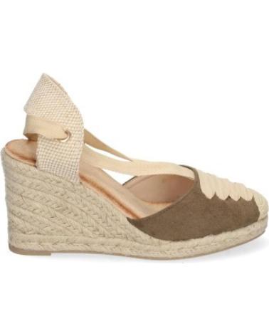 ALPARGATAS SPORT3PUNTO0 MUJER CUÑA BAJA CUERDA ENLAZADAS VERDE VARIOS COLORES