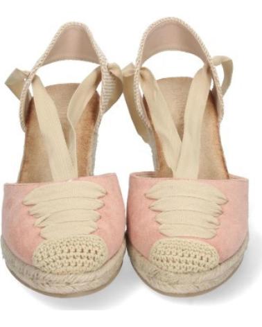 ALPARGATAS SPORT3PUNTO0 MUJER CUÑA BAJA CUERDA ENLAZADAS ROSA VARIOS COLORES