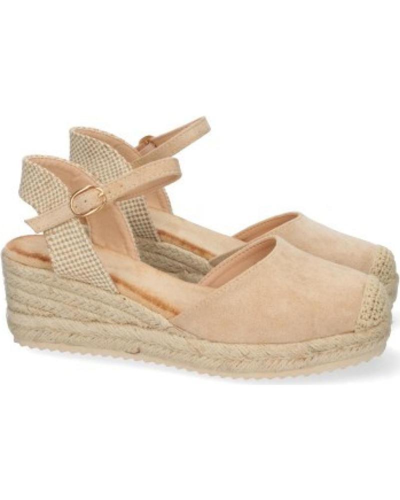 ALPARGATAS DE CUÑA SPORT3PUNTO0 MODELO 1CF-1580 CON TIRA AL TOBILLO PARA MUJER VARIOS COLORES