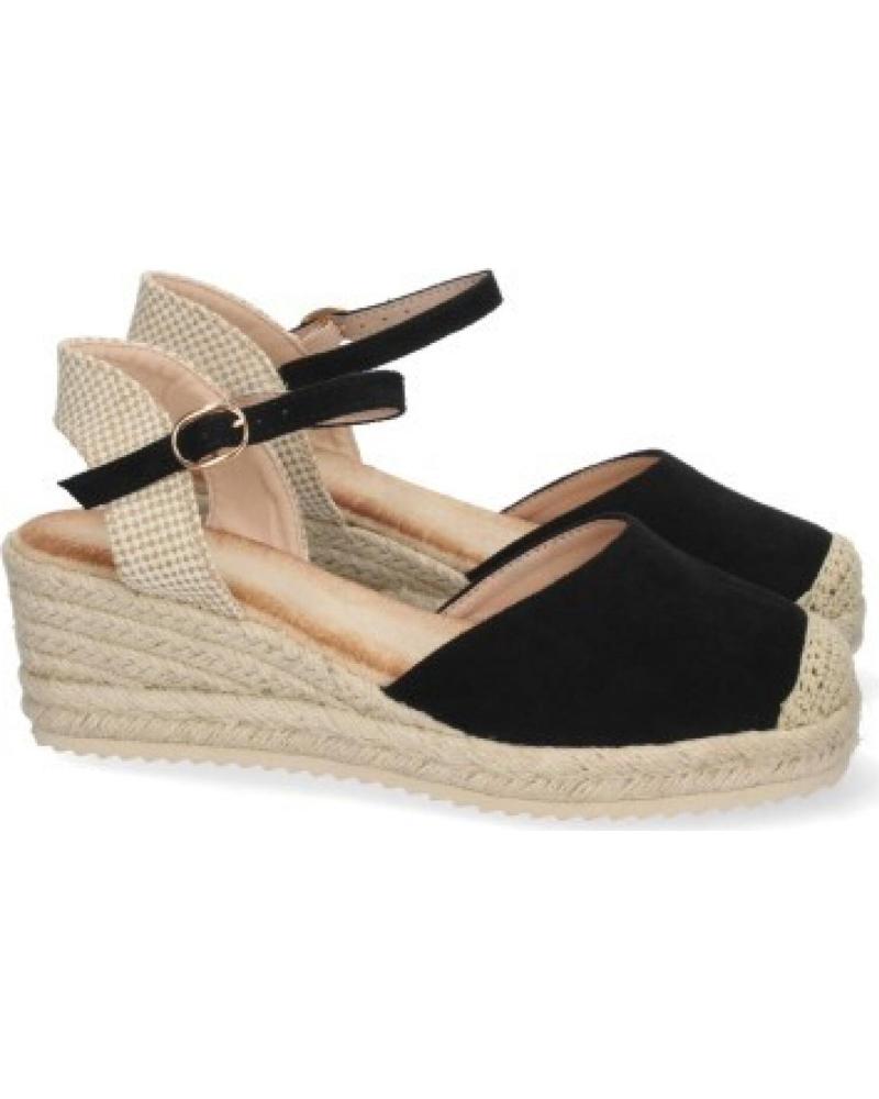 SANDALIAS SPORT3PUNTO0 DE CUÑA ESTILO ESPADRILLE CON PULSERA AL TOBILLO VARIOS COLORES