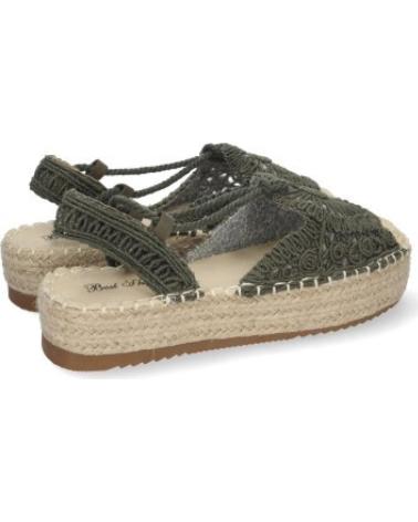 SANDALIAS PLANAS SPORT3PUNTO0 MODELO 3T16 CON TIRAS TRENZADAS VARIOS COLORES