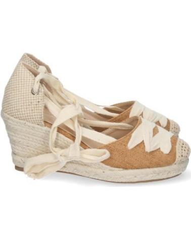 SANDALIAS DE CUÑA SPORT3PUNTO0 5T5 CON LAZO COLOR CAMEL PARA MUJER VARIOS COLORES