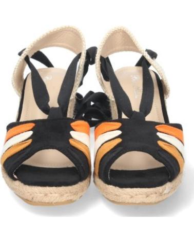 SANDALIA DE CUÑA SPORT3PUNTO0 5T2 CON CORDONES MULTICOLOR VARIOS COLORES