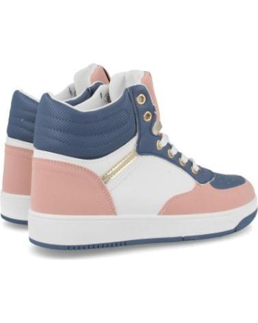 ZAPATILLAS ALTAS CASUALES SPORT3PUNTO0 MODELO 1CD-1310 LILA VARIOS COLORES