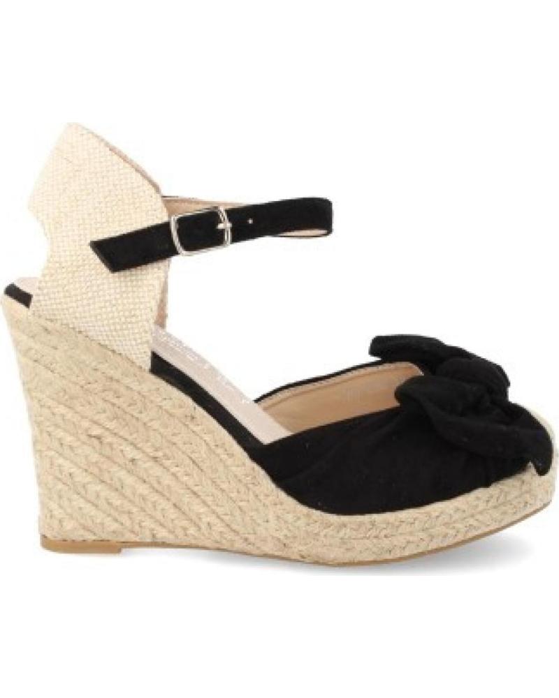 SANDALIAS DE VESTIR SPORT3PUNTO0 HD-296 CON CUÑA Y LAZO NEGRO VARIOS COLORES