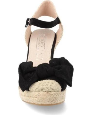 SANDALIAS DE VESTIR SPORT3PUNTO0 HD-296 CON CUÑA Y LAZO NEGRO VARIOS COLORES