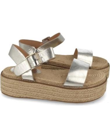 SANDALIAS CUÑA ESPARTO SPORT3PUNTO0 YZ19-200 PLATA VARIOS COLORES