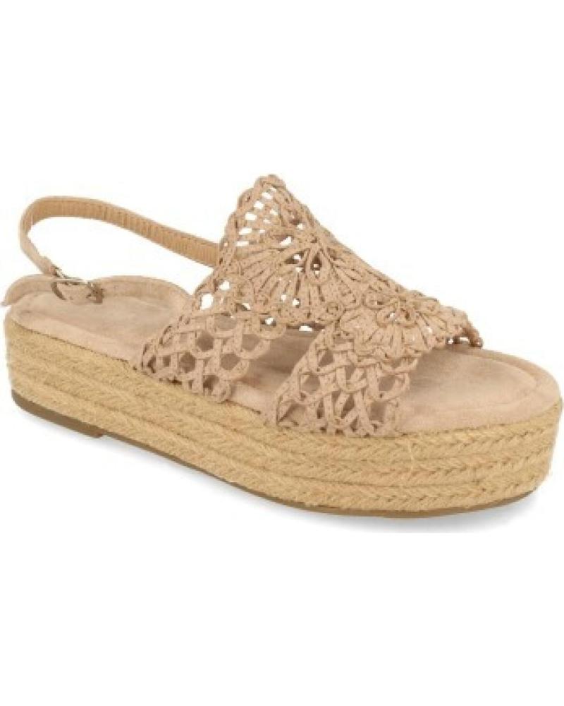SANDALIAS CUÑA ESPARTO SPORT3PUNTO0 YZ19-163 BEIGE VARIOS COLORES