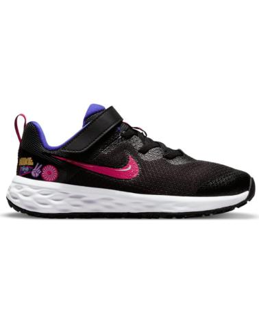 ZAPATILLAS NIKE REVOLUTION 6 SE DD1103 PARA NIÑO NEGRO