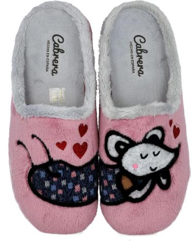 Pantofole per Donna CABRERA 3126 ZAPATILLAS DE CASA MUJER MAQUILLAJE