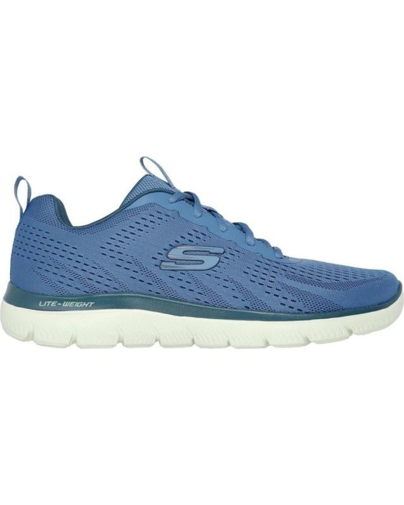 ZAPATILLA DEPORTIVA SKECHERS SUMMITS 232395 HOMBRE AZUL AZUL