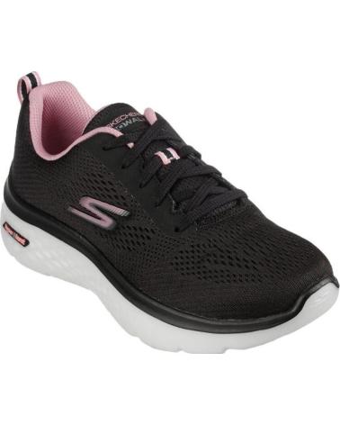ZAPATILLA SKECHERS GO WALK HYPER BURST SPACE 124578 BKPK NEGRA NEGRO