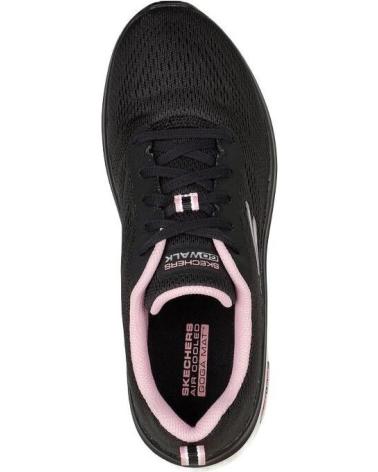 ZAPATILLA SKECHERS GO WALK HYPER BURST SPACE 124578 BKPK NEGRA NEGRO