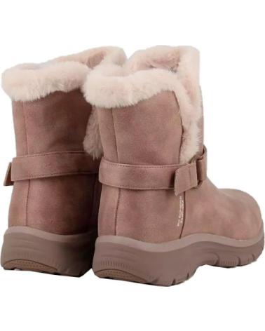 SKECHERS BOTAS PLANAS MUJER EASY GOING - DREAMERS LUXE TAUPE MARRÓN MARRóN
